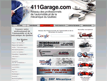 Tablet Screenshot of 411garage.com
